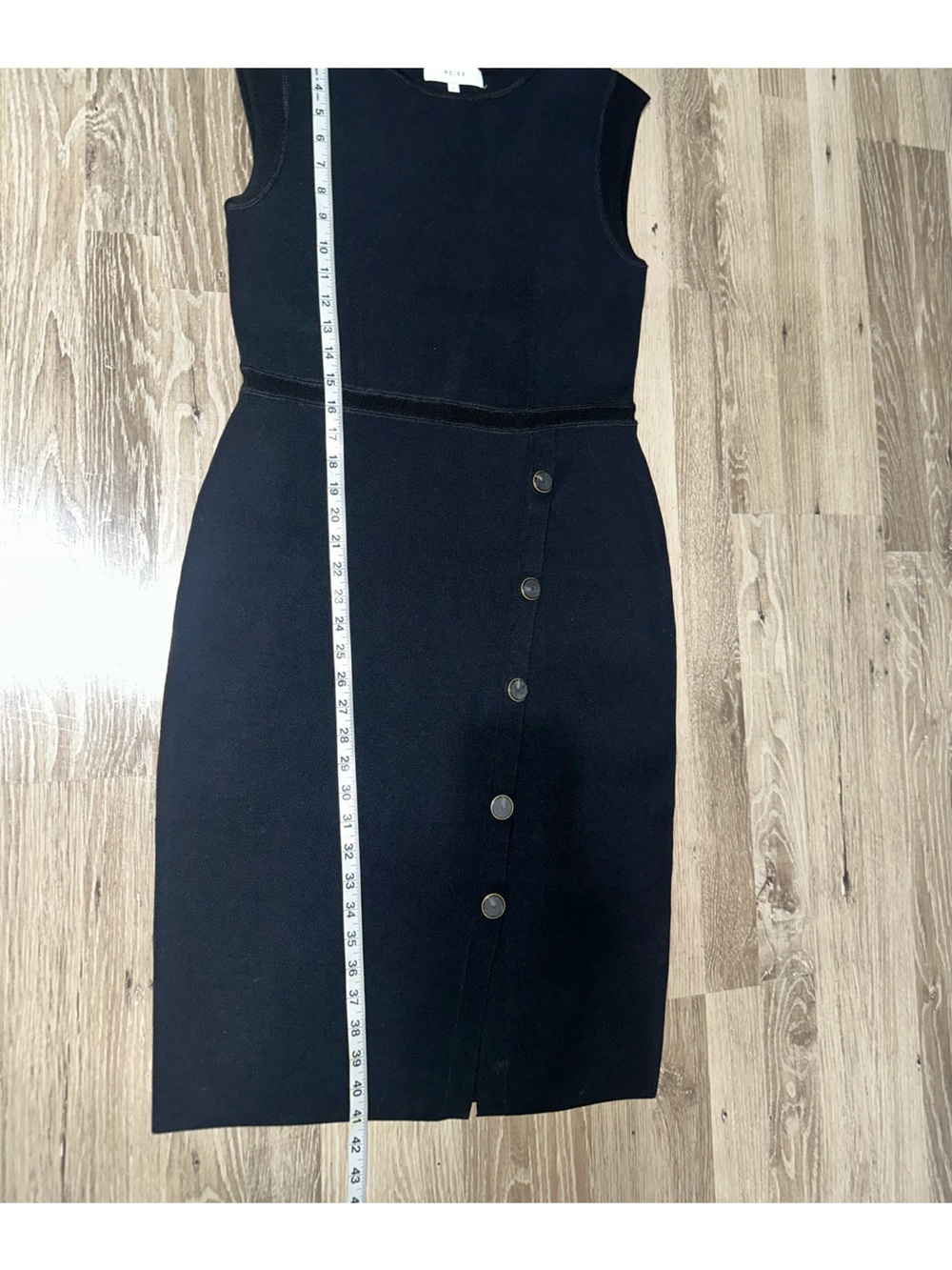 Reiss Eleni Knitted Bodycon Dress Large - Picture 8 of 9